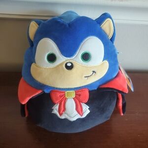 Squishmallows Sonic The Hedgehog SONIC HALLOWEEN VAMPIRE 8" Plush 2025 NWT NEW‎
